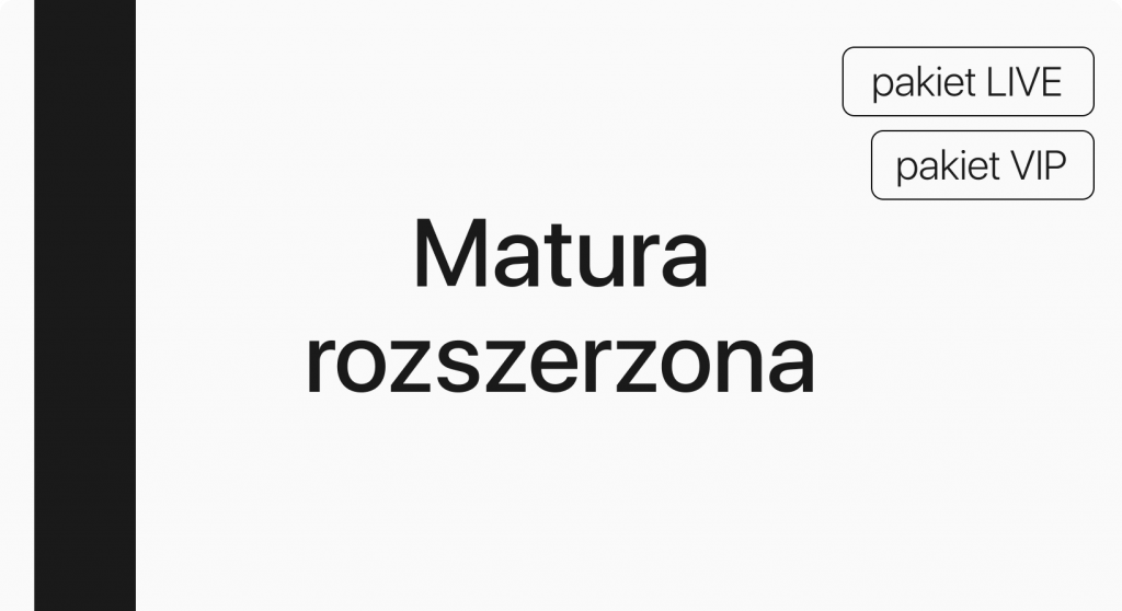 Matura rozszerzona z matematyki korepetycje online | matematma.pl