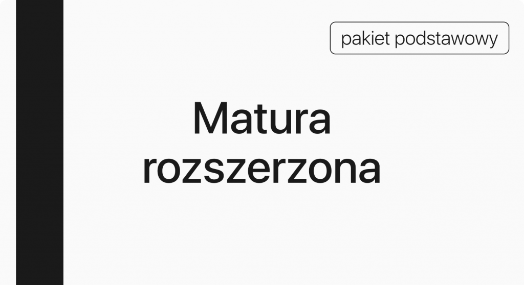 Matura rozszerzona z matematyki | Kurs maturalny | matematma.pl
